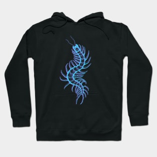 Psychedelic scolopendra Hoodie